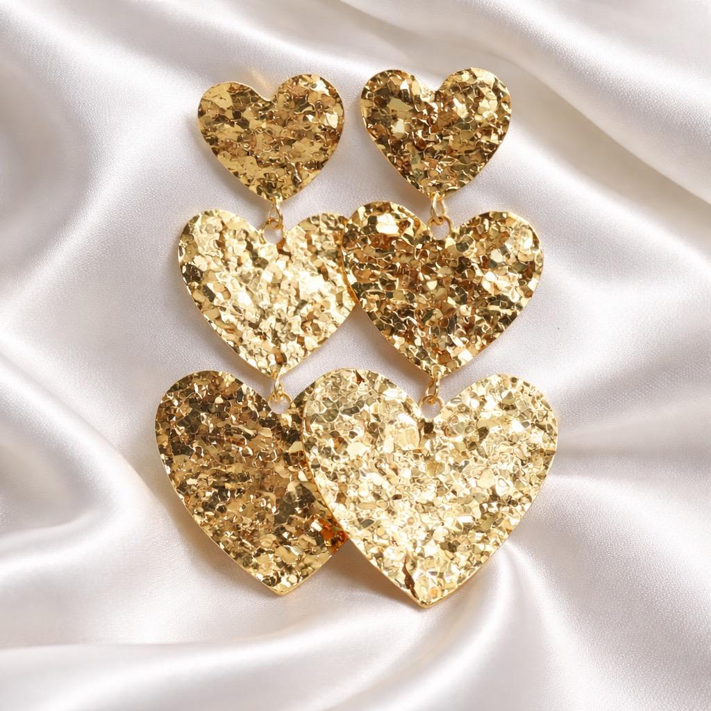 S. Steel Tripple Hearts