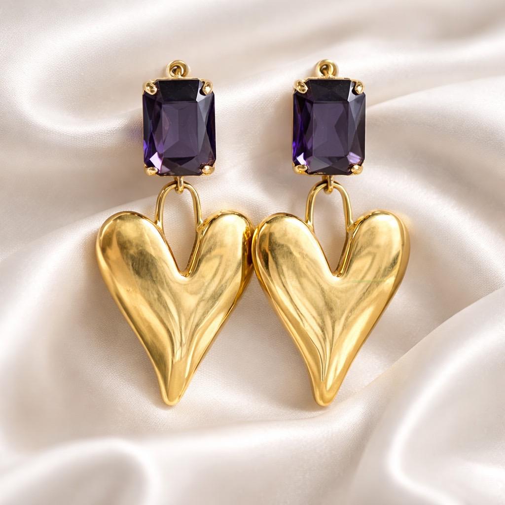 Navalon & Dante Purple Big Hearts