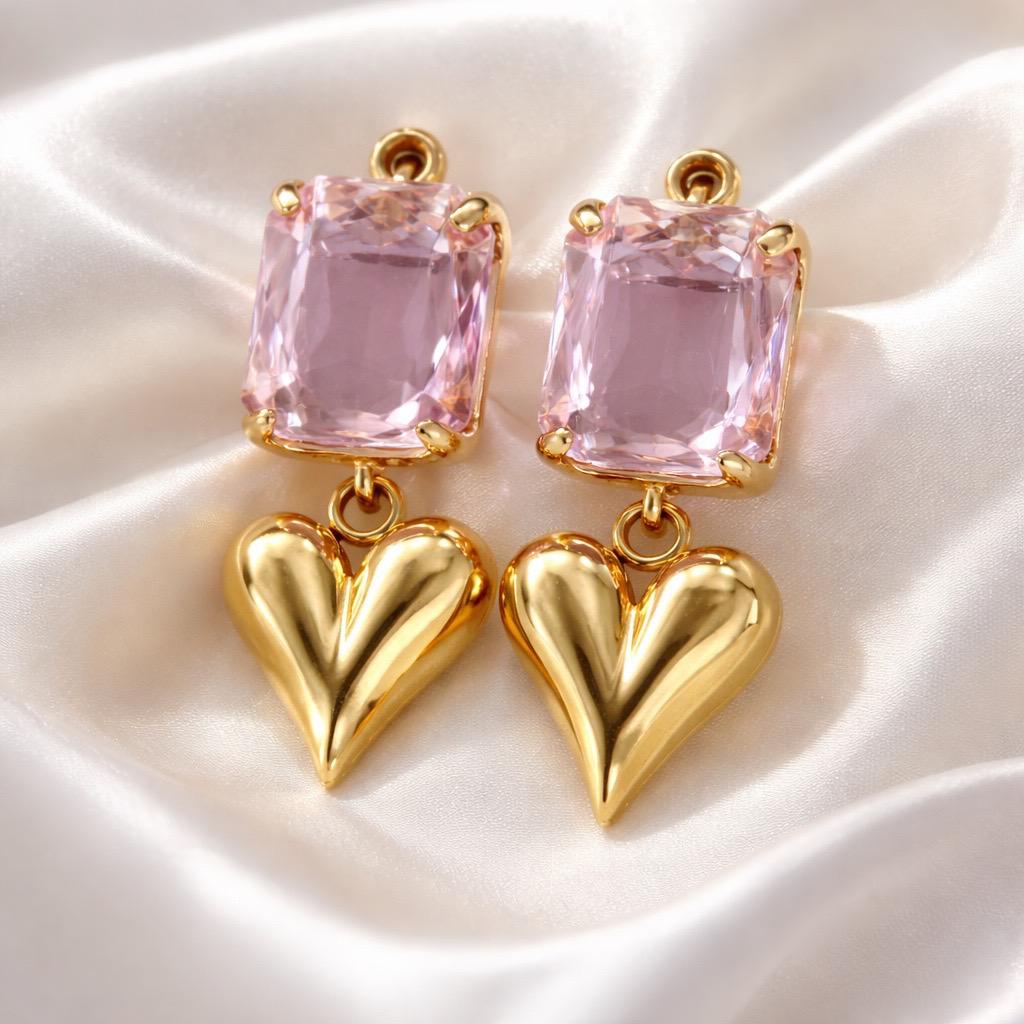 Navalon & Dante Pink Small Hearts