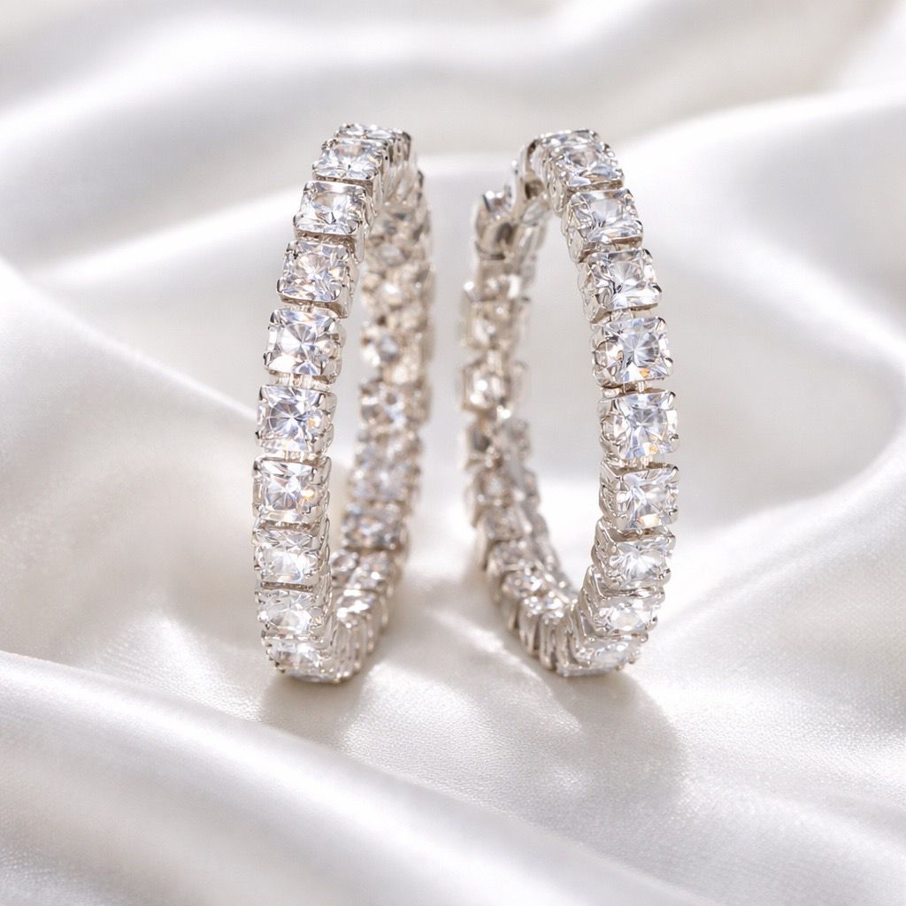 S.Steel Sparkling Hoop