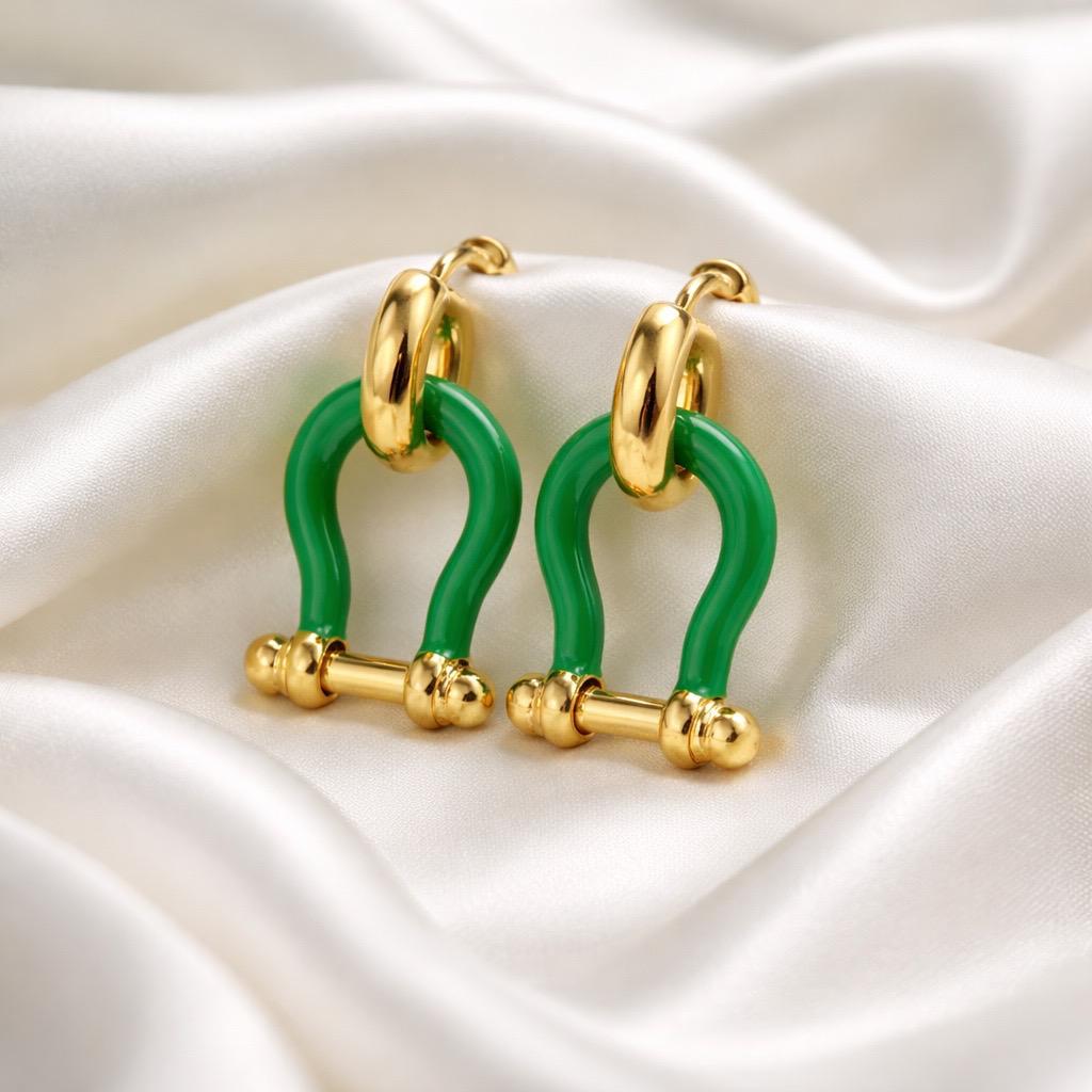 S.Steel Green Horseshoe
