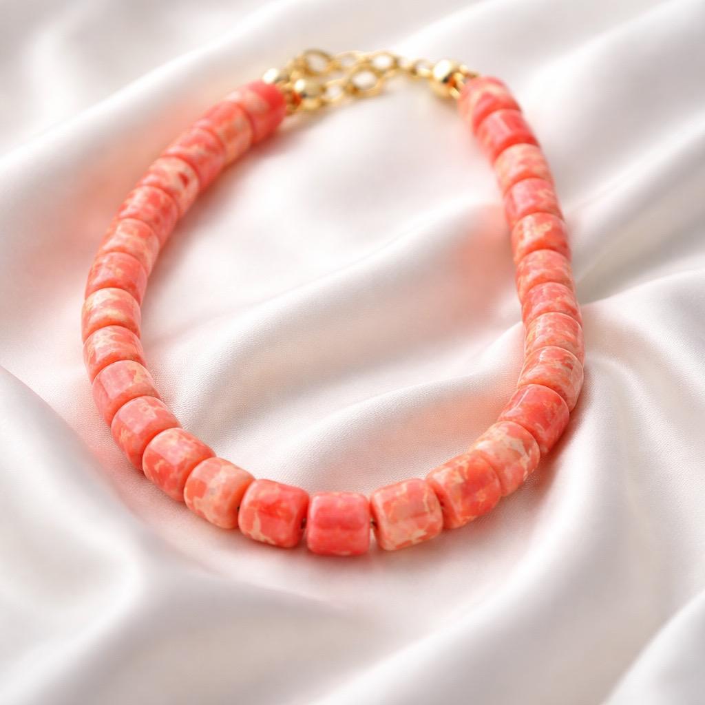 Navalon & Dante Pink Gemstone Necklace