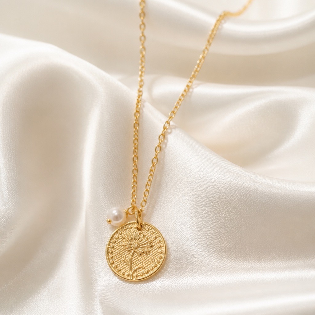 Yvé geboortesteen ketting