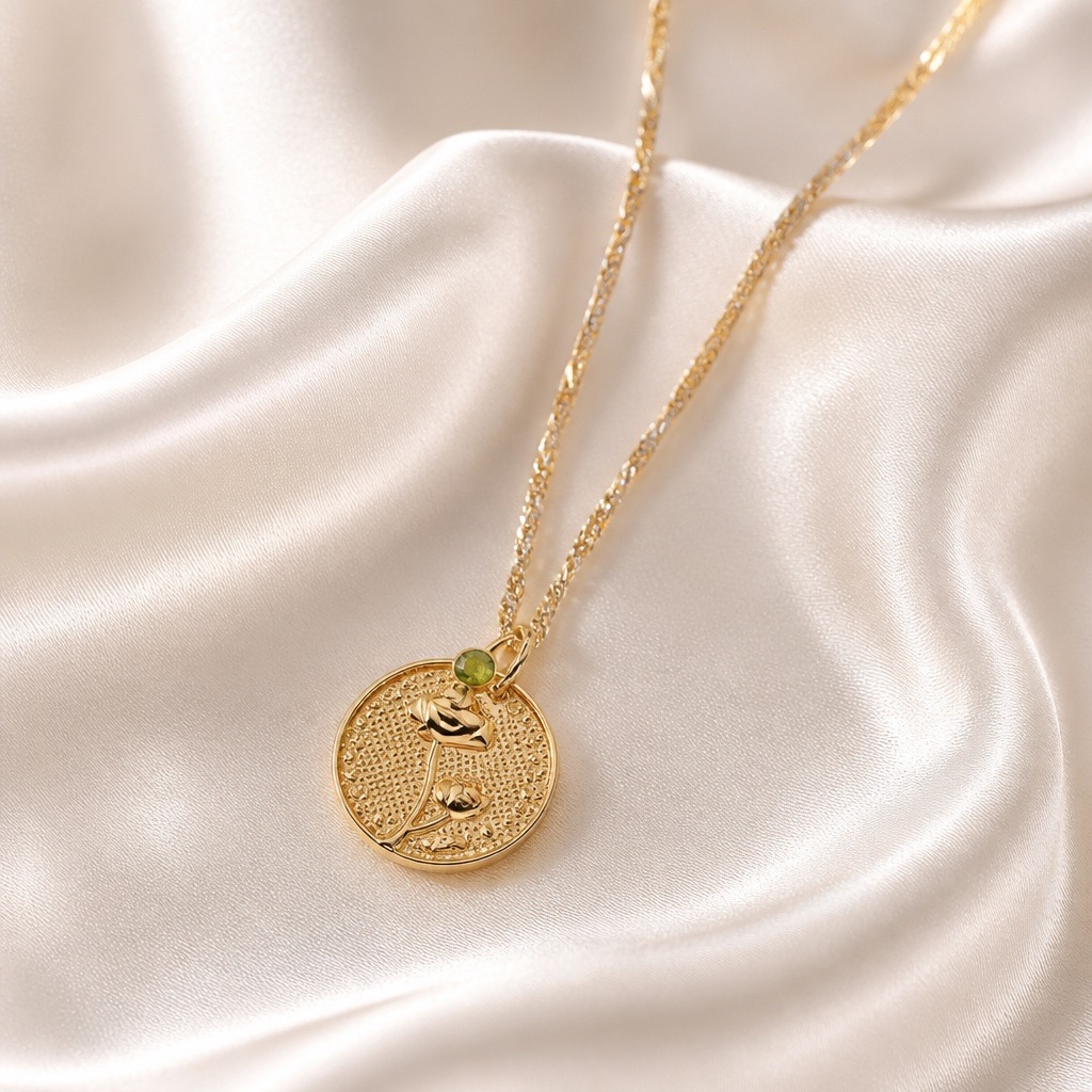 Yvé geboortesteen ketting